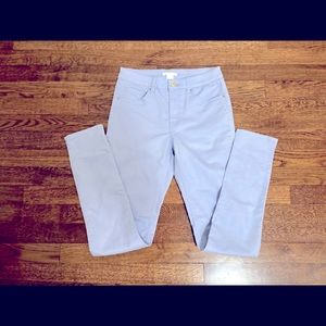 High waist stretchy blue pants H&M